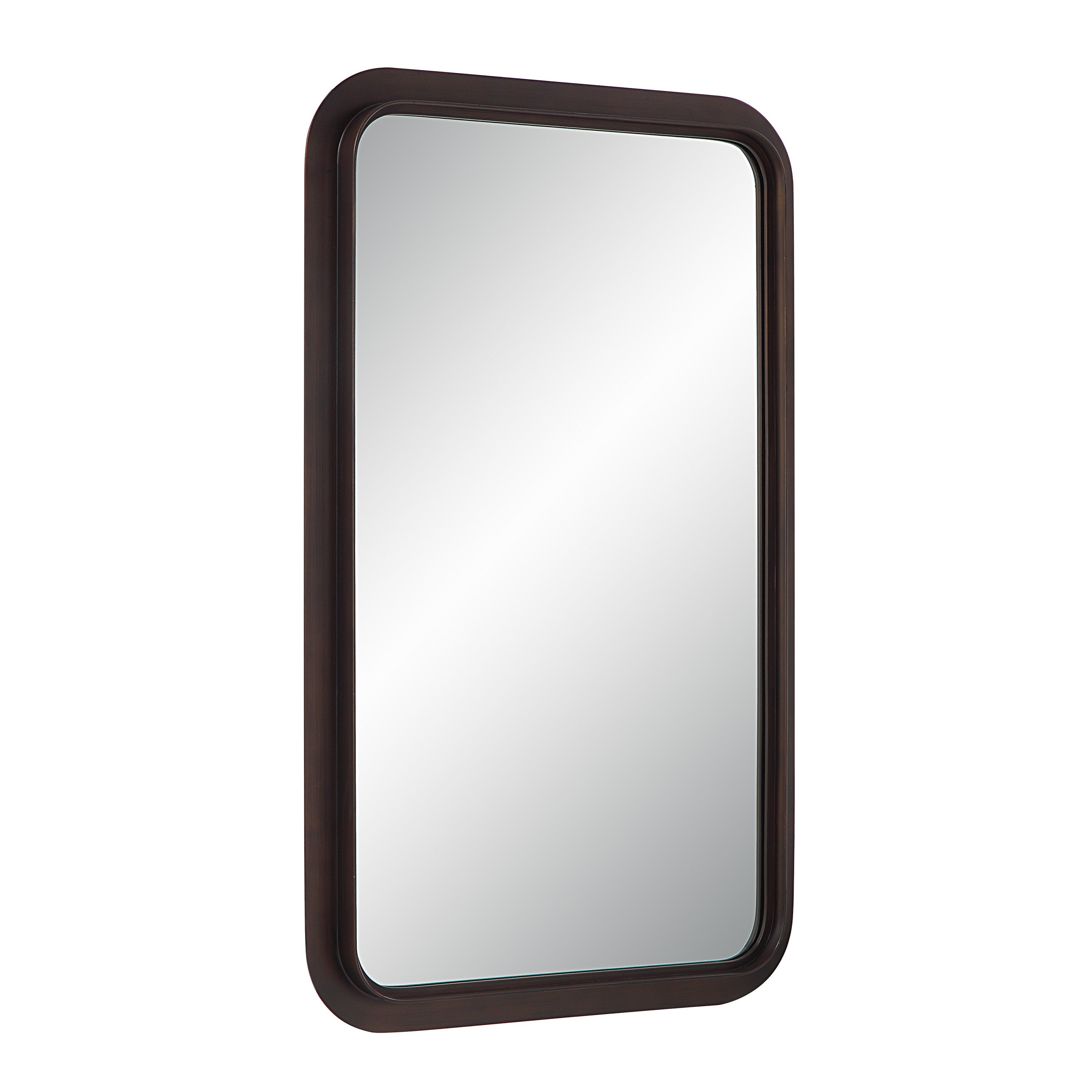 Renwil Almere 40" Tall Rectangular Mirror - Dark Antique Bronze