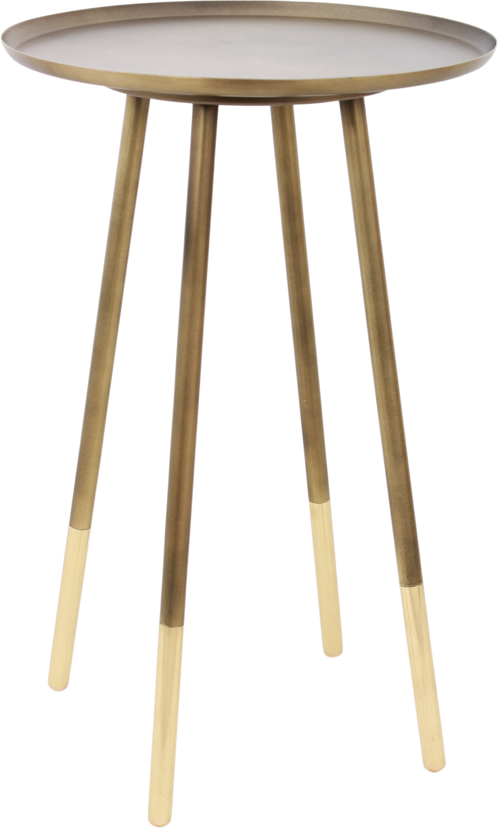 Renwil Pawn Indoor Iron Table - Antique Brass