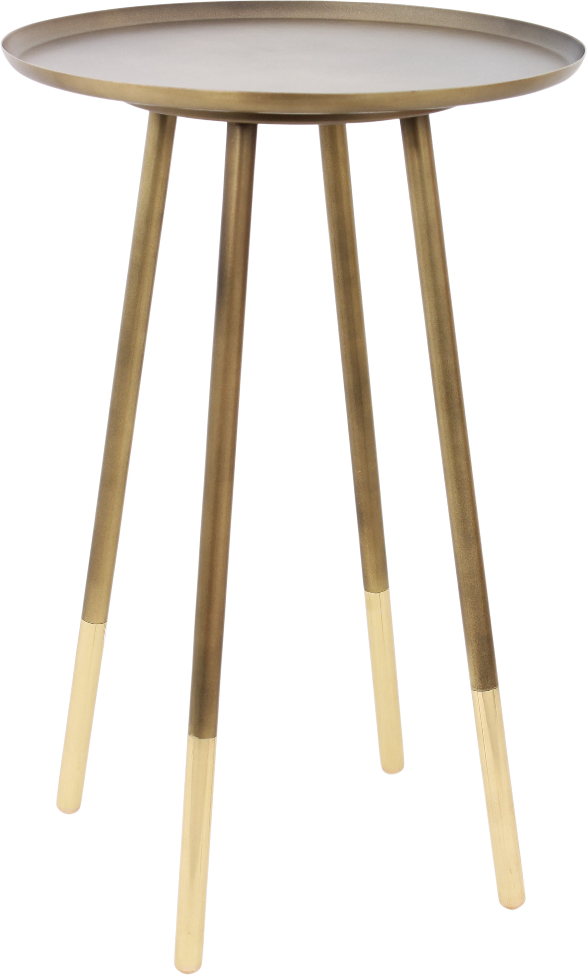 Renwil Pawn Indoor Iron Table - Antique Brass