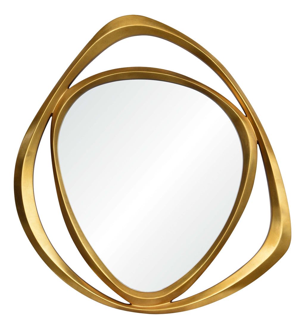 Renwil Goldie 42" Tall Irregular Wall Mirror - Yellow