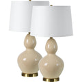 Everren Jesula 26.75" Length Table Lamp (Set of 2) - Cream
