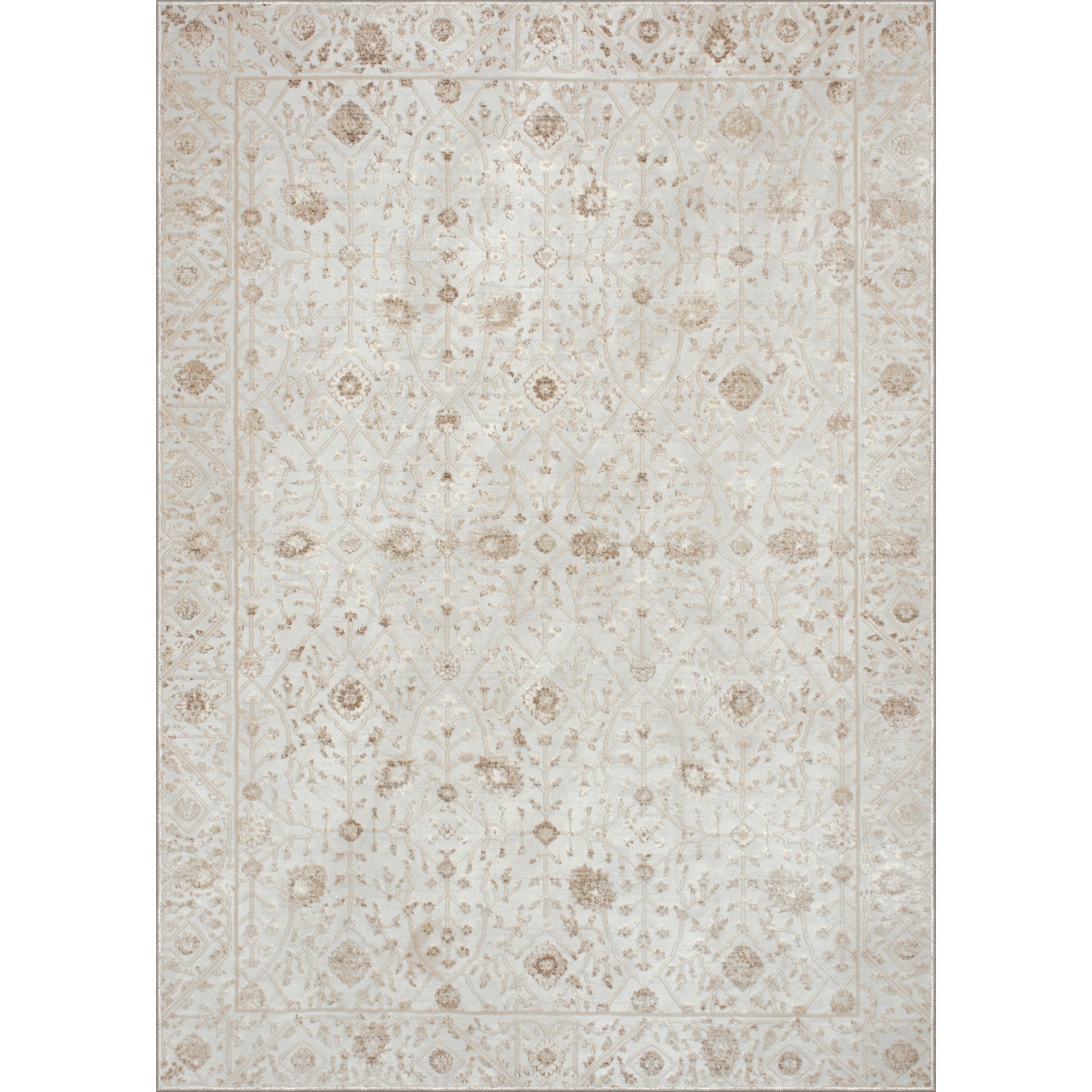 Renwil Ariella 2'6 x 10' Power Loomed Indoor Rug - Cream