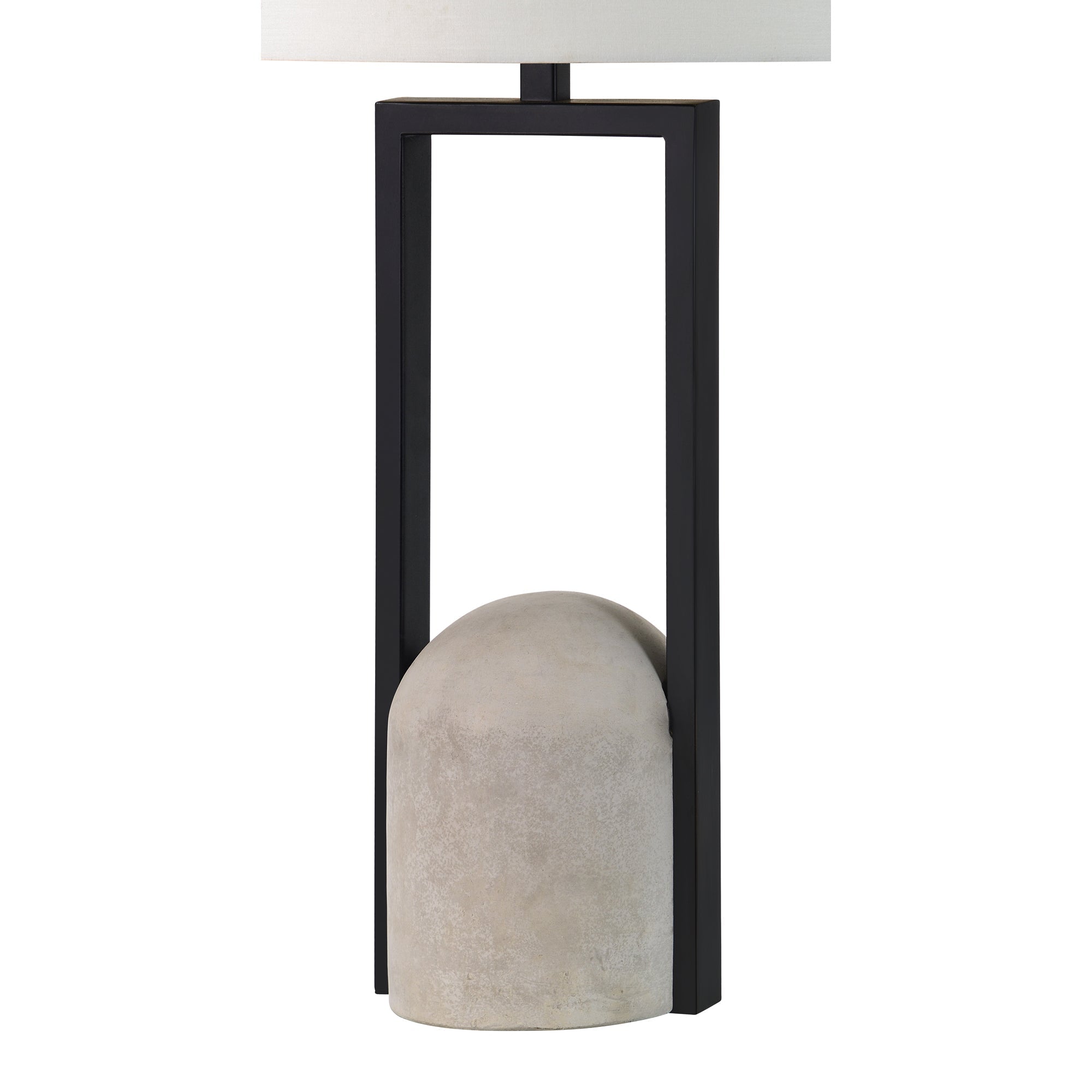 Everren Florah 27.75" Length Table Lamp -  Matte Black