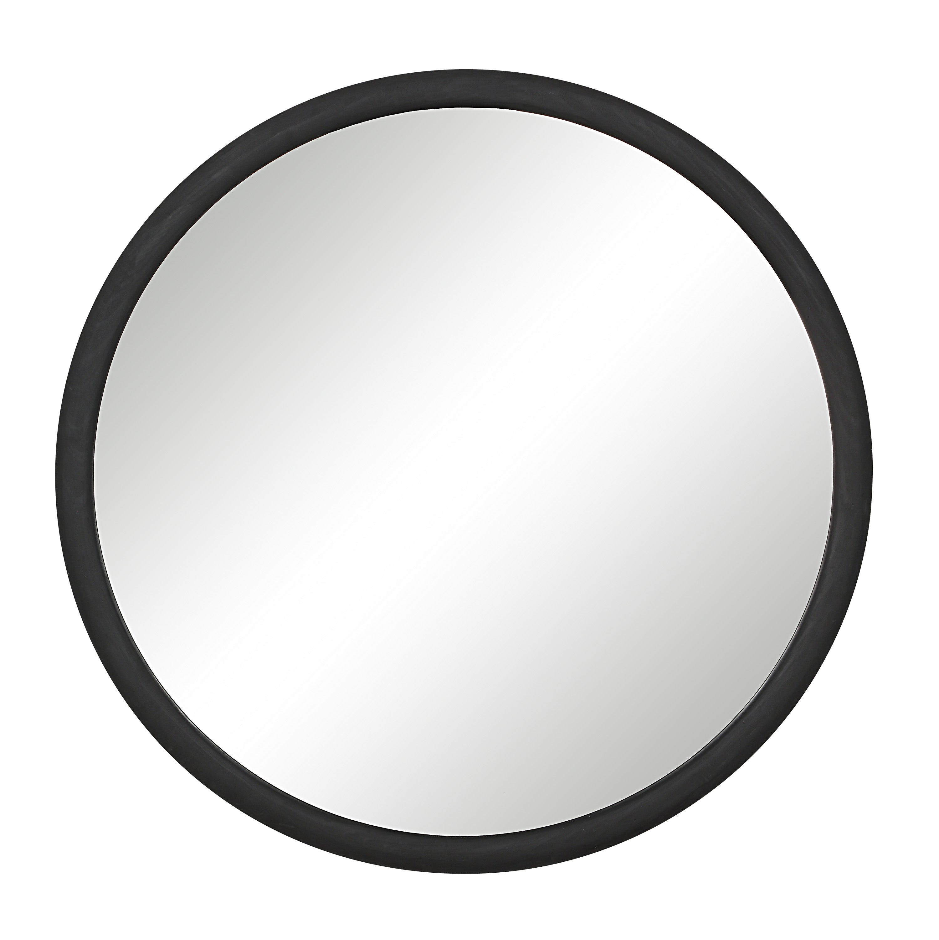 Renwil Olica 40" H x 40" W Wall Mirror - Black