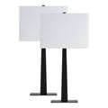 Everren Candace 26" Length Table Lamp (Set of 2) - Matte Black
