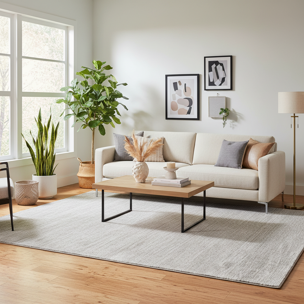Renwil Hazel 7'8 x 10'1 Power Loomed Indoor Rug - Ivory
