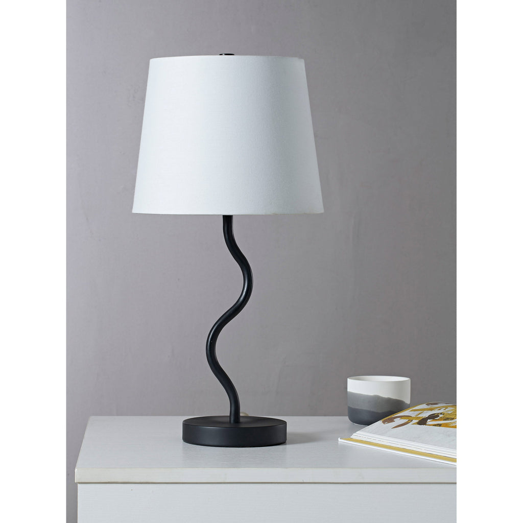 Everren Mayssa 19.75" Length Table Lamp -  Matte Black