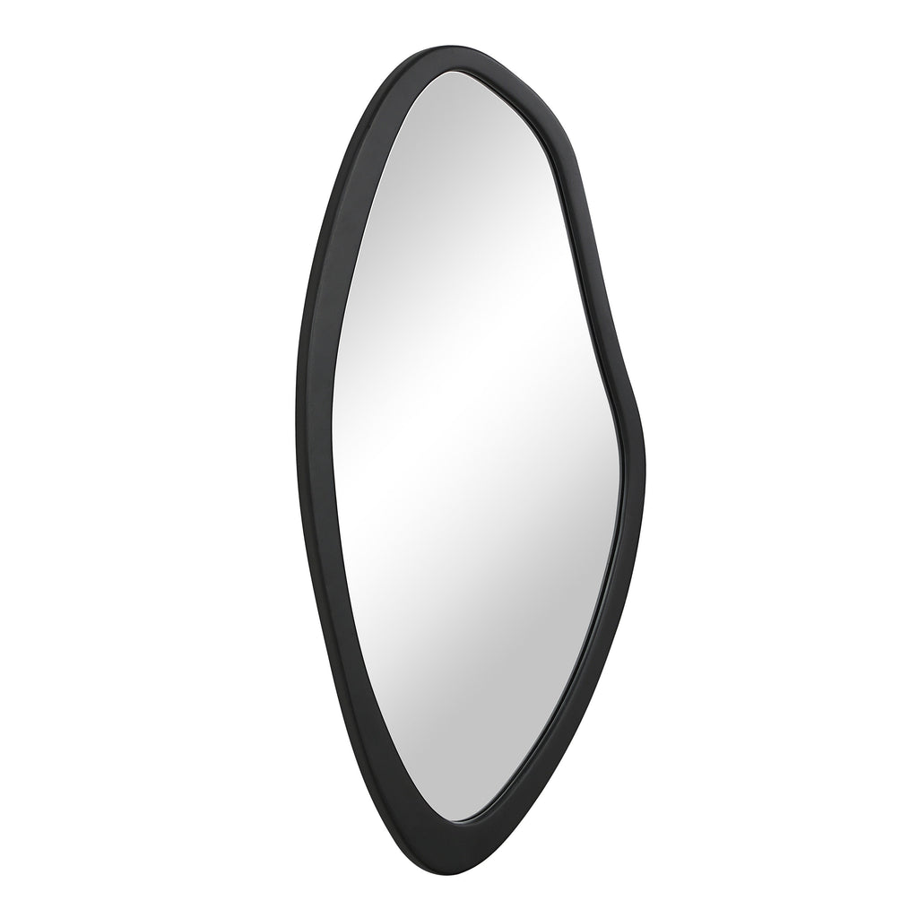 Renwil Trani 40" H x 19.75" W Wall Mirror - Black