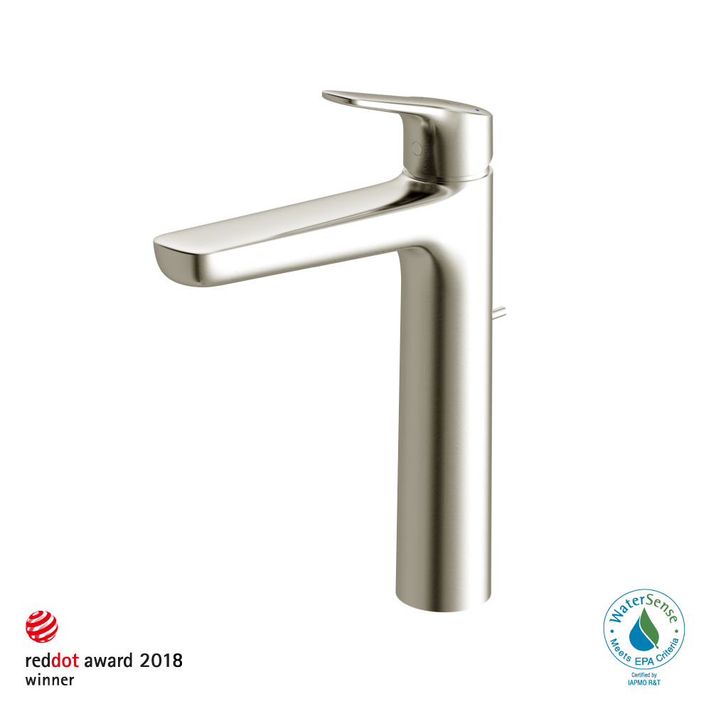 TOTO GS Series 1.2 GPM Single Handle Bathroom Faucet For Vessel Sink with Comfort Glide Technology and Drain Assembly