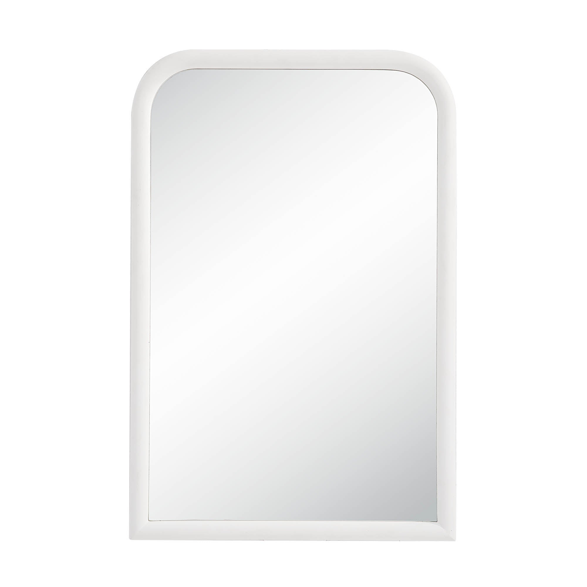 Renwil Colima 36" Tall Arch Wall Mirror - White
