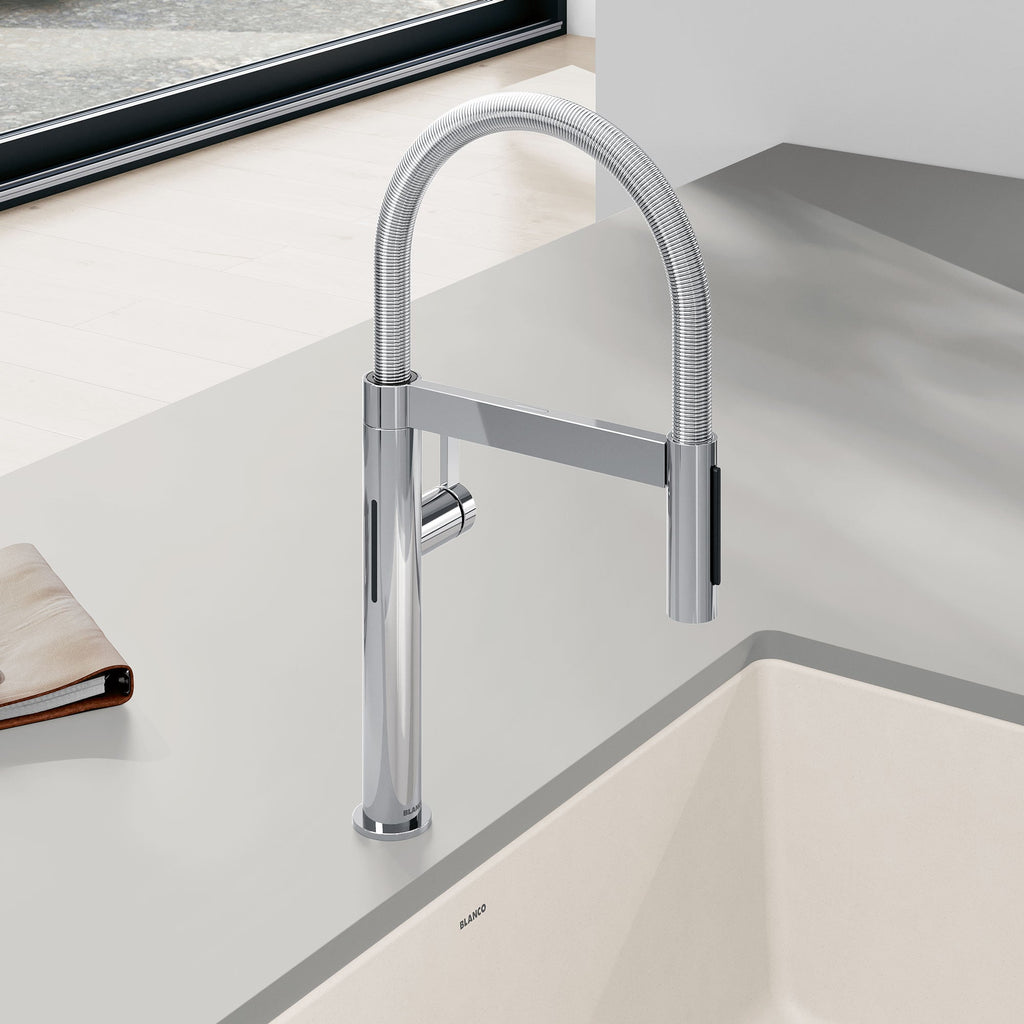 Blanco Culina II Mini Sensor Pull-Down Dual-Spray Kitchen Faucet