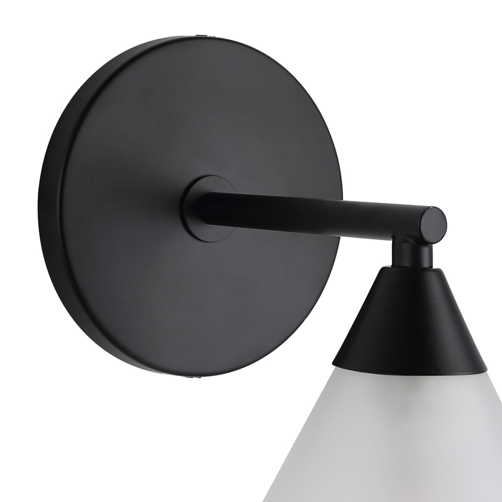 Renwil Lola 12" Length Wall Sconce - Black