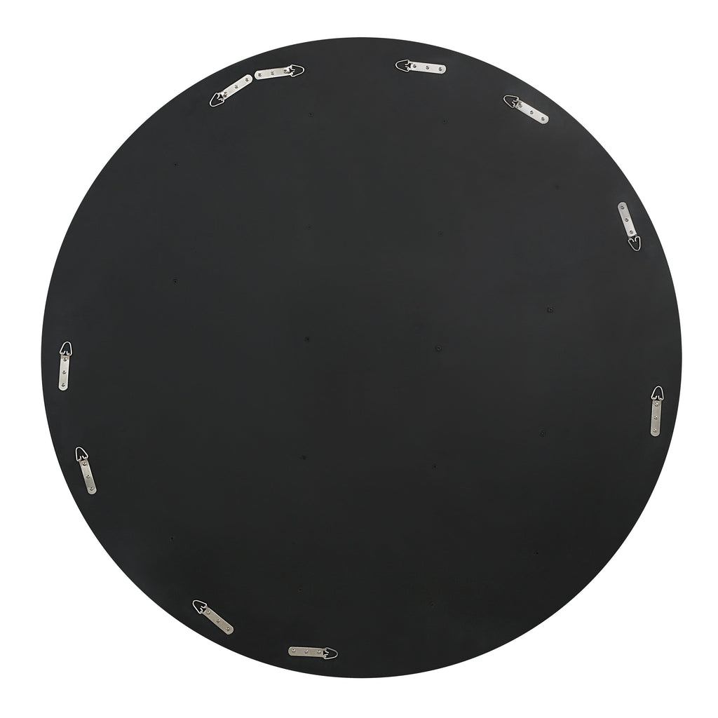 Renwil Ronda 47.25" H x 47.25" W Wall Mirror - Brown