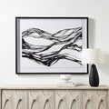 Renwil Mica 45" Wide Wall Art with Wood Frame - Painted Black