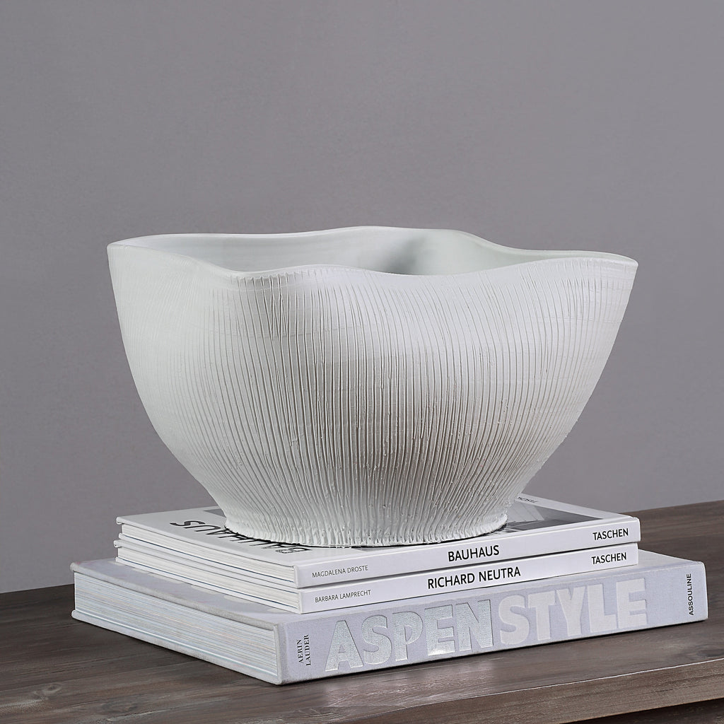 Renwil Gigi Indoor Ceramic Bowl - Off-White