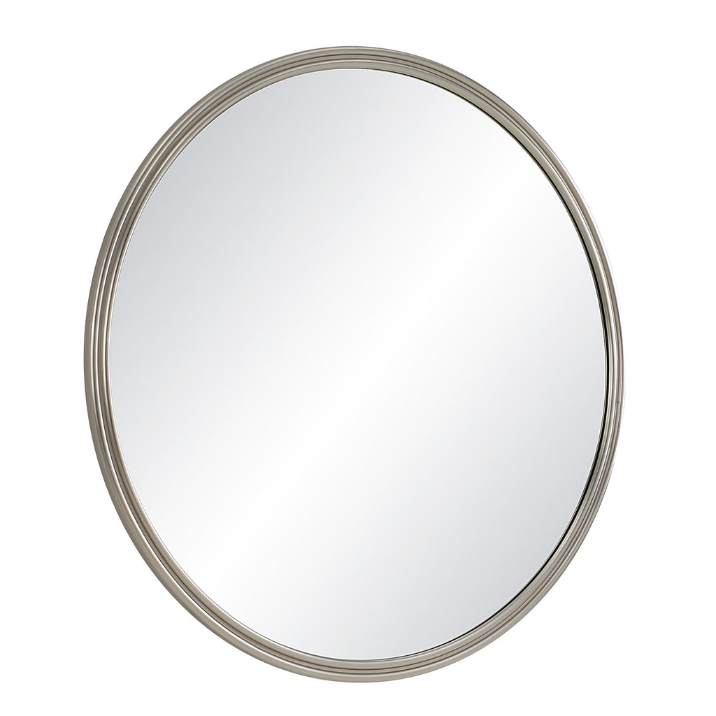 Renwil Oltimo 40" Tall Round Wall Mirror - Grey