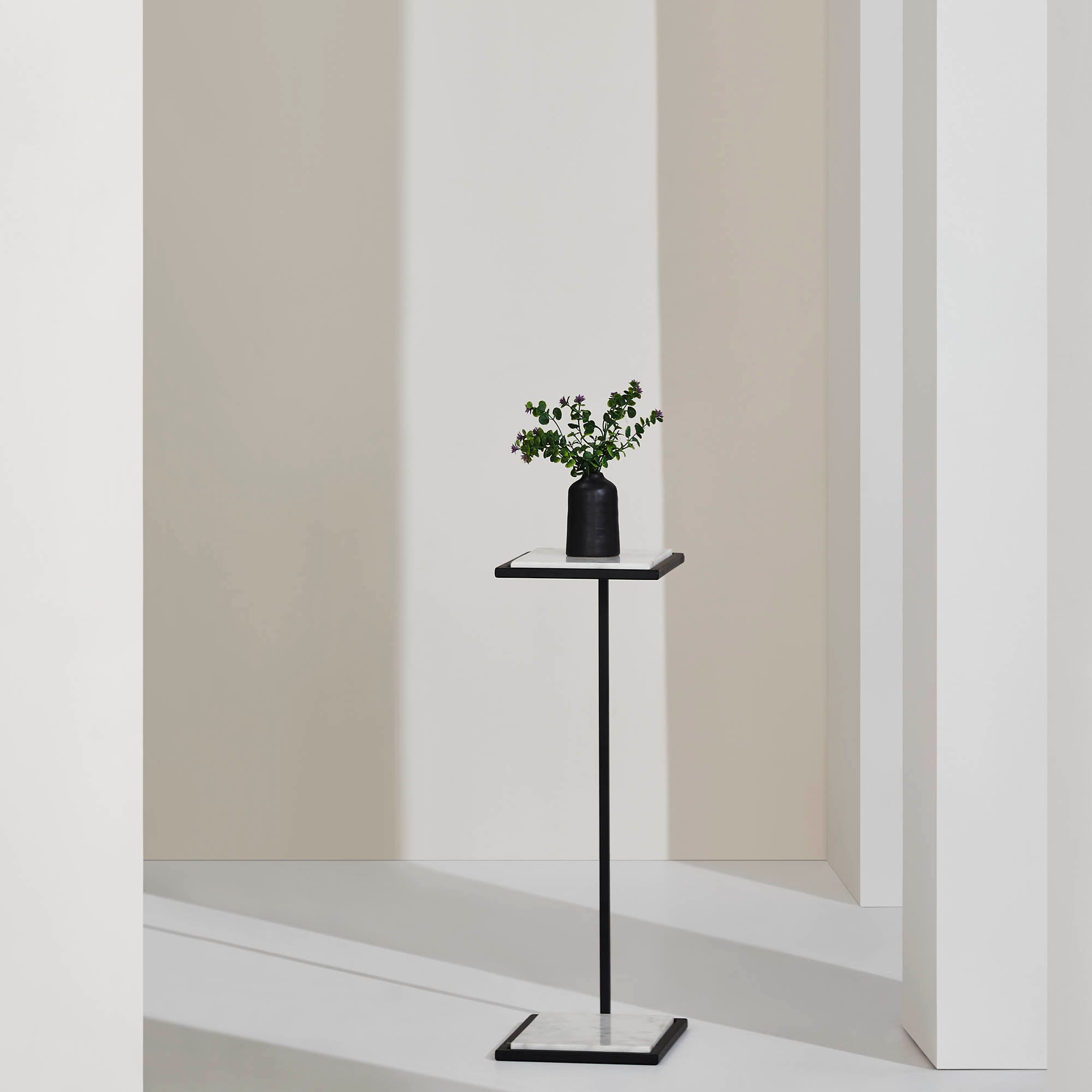 Renwil Danica Indoor Steel Table - Matte Black