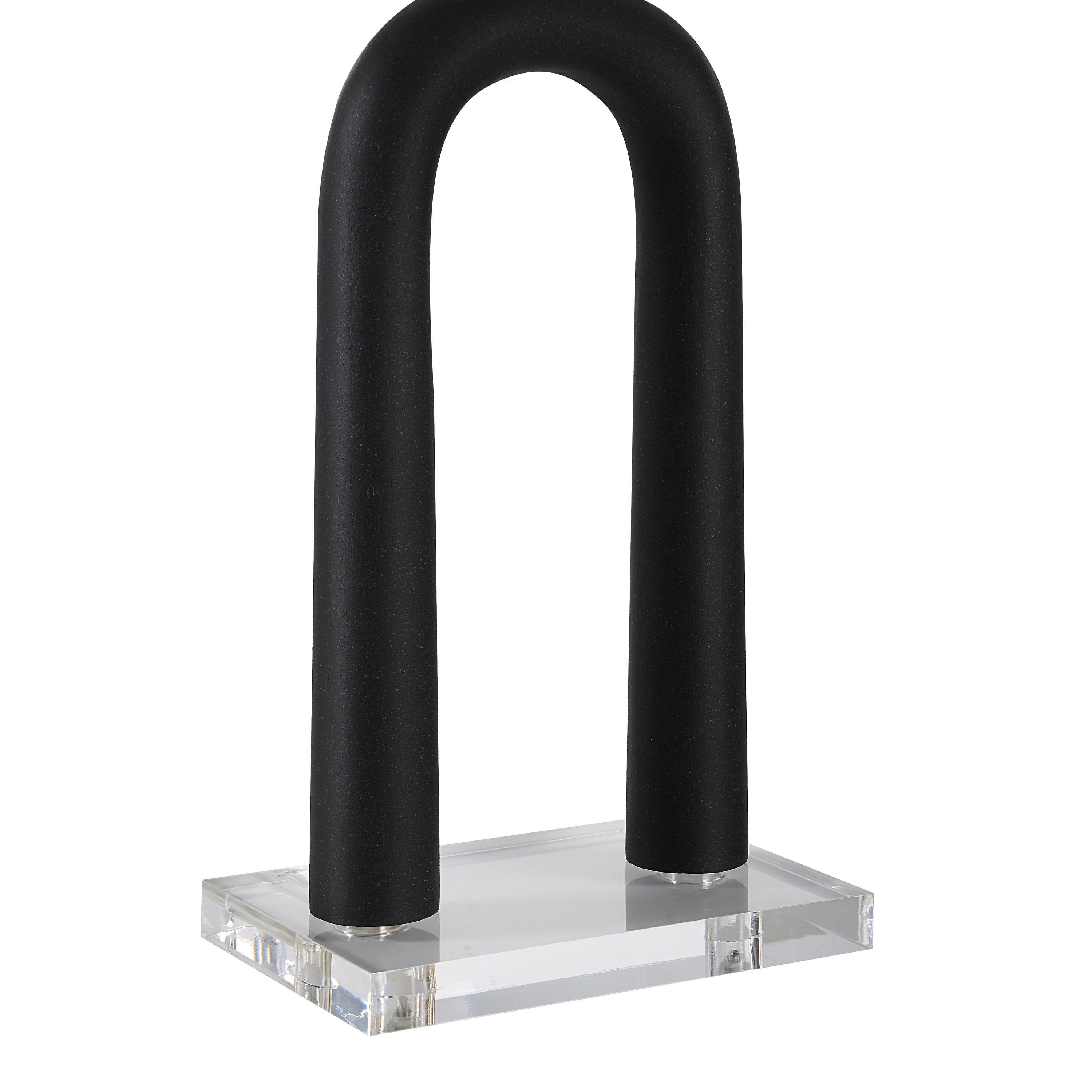 Everren Pisa 28.5" Height Table Lamp - Matte Black