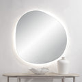 Renwil Terni 45" Tall Irregular Led Mirror - Clear