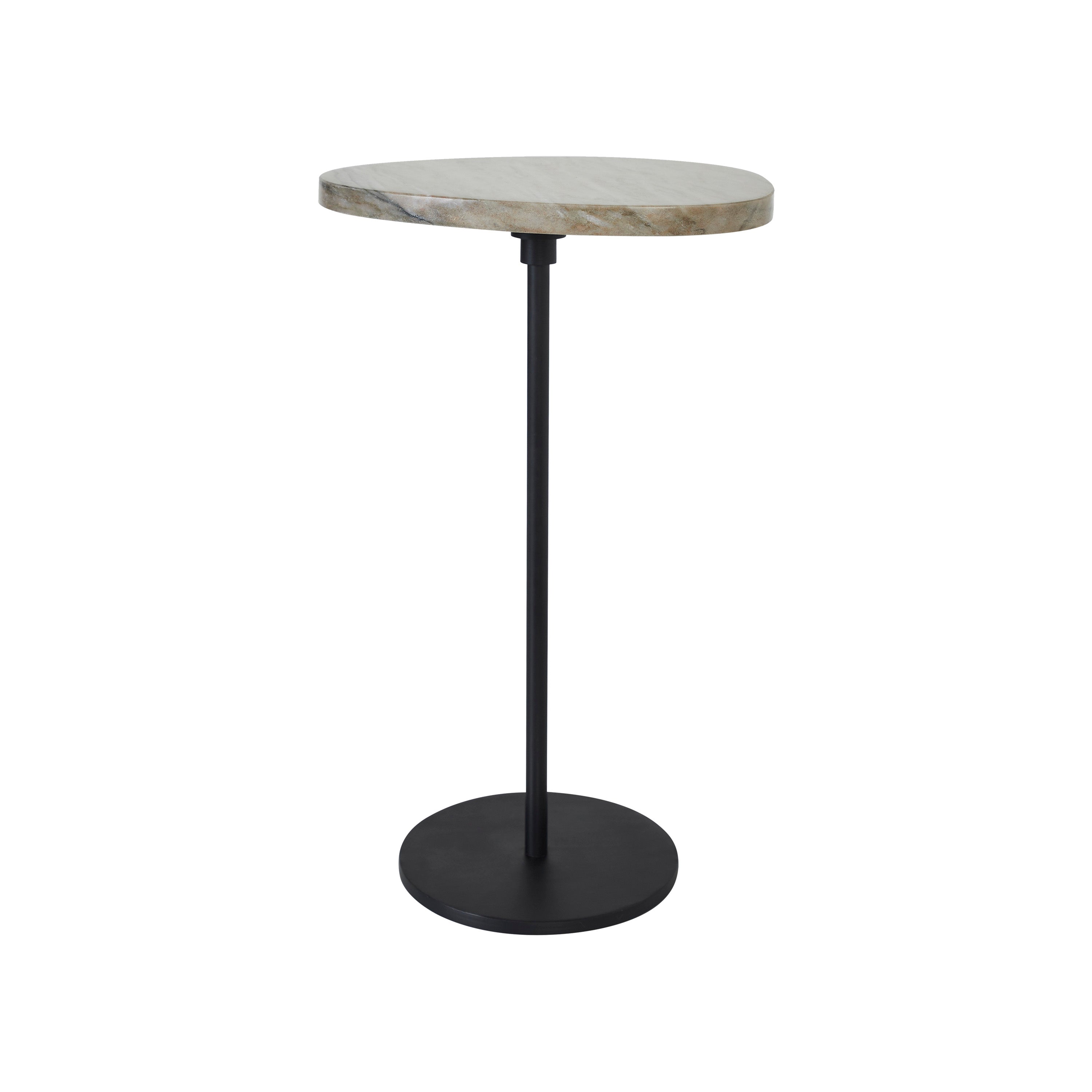 Renwil Bethany Indoor Iron Side Table - Black