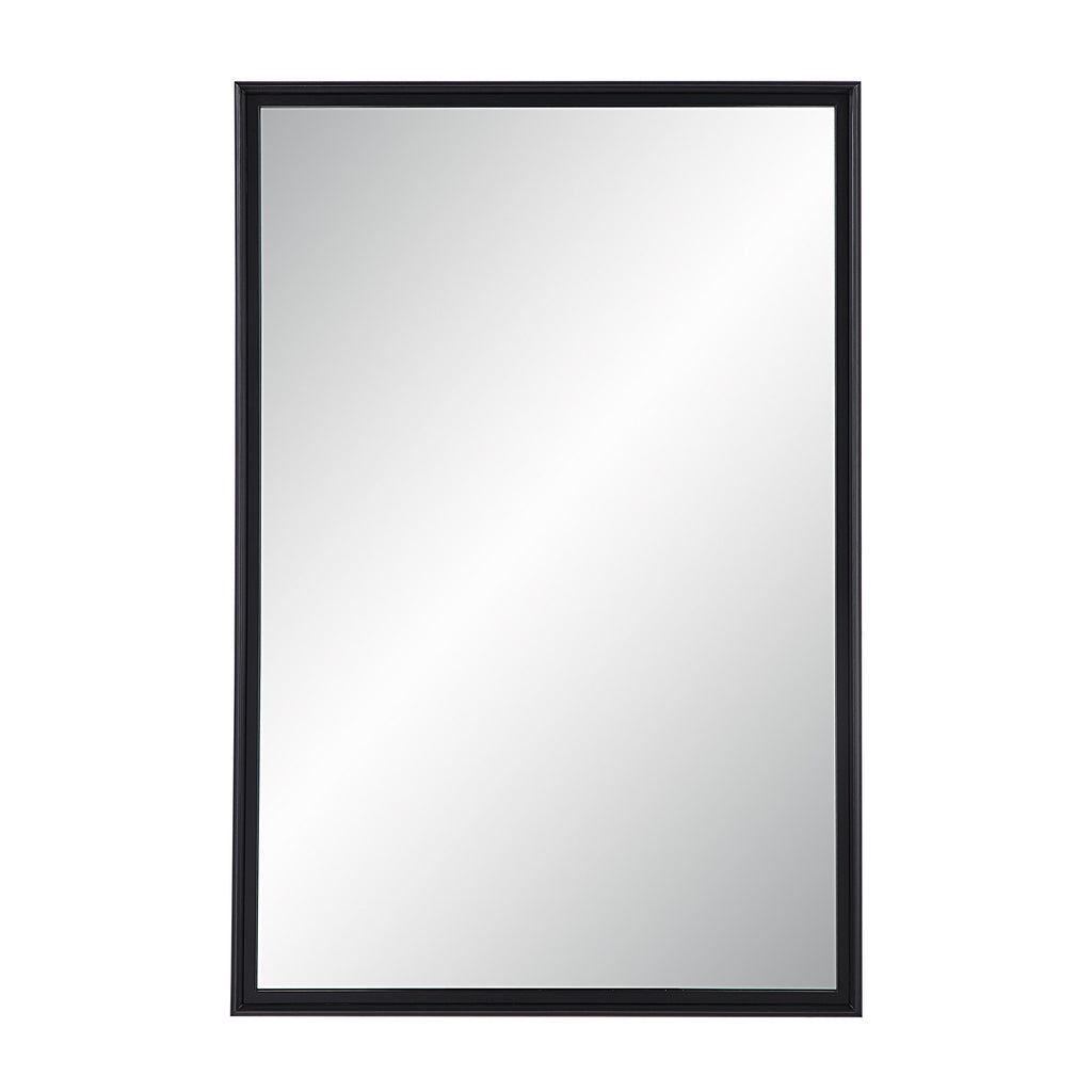 Renwil Lausanne 36" Tall Rectangular Mirror - Matte Black