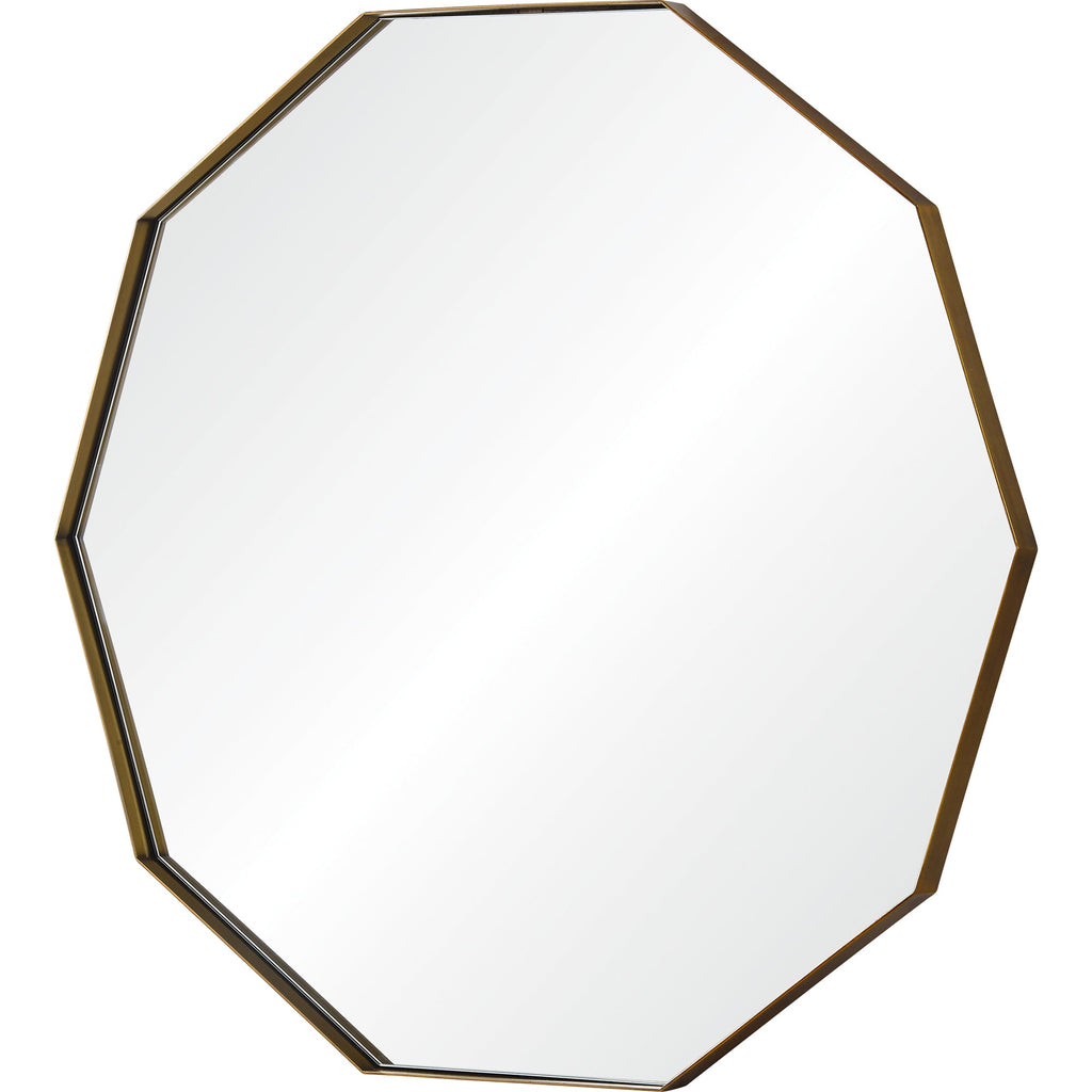 Renwil Cruz 40" Tall Irregular Wall Mirror - Yellow