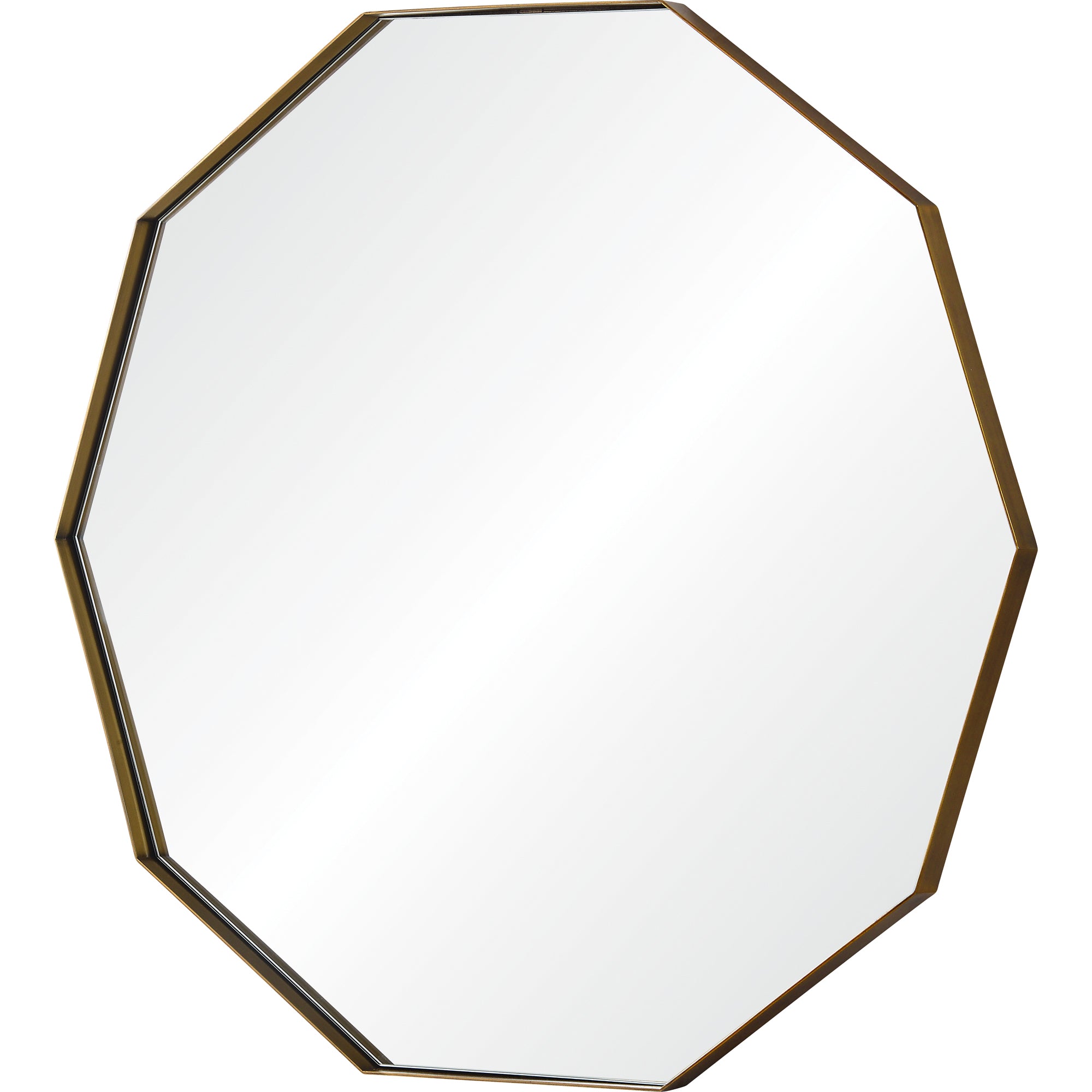Renwil Cruz 40" Tall Irregular Wall Mirror - Yellow