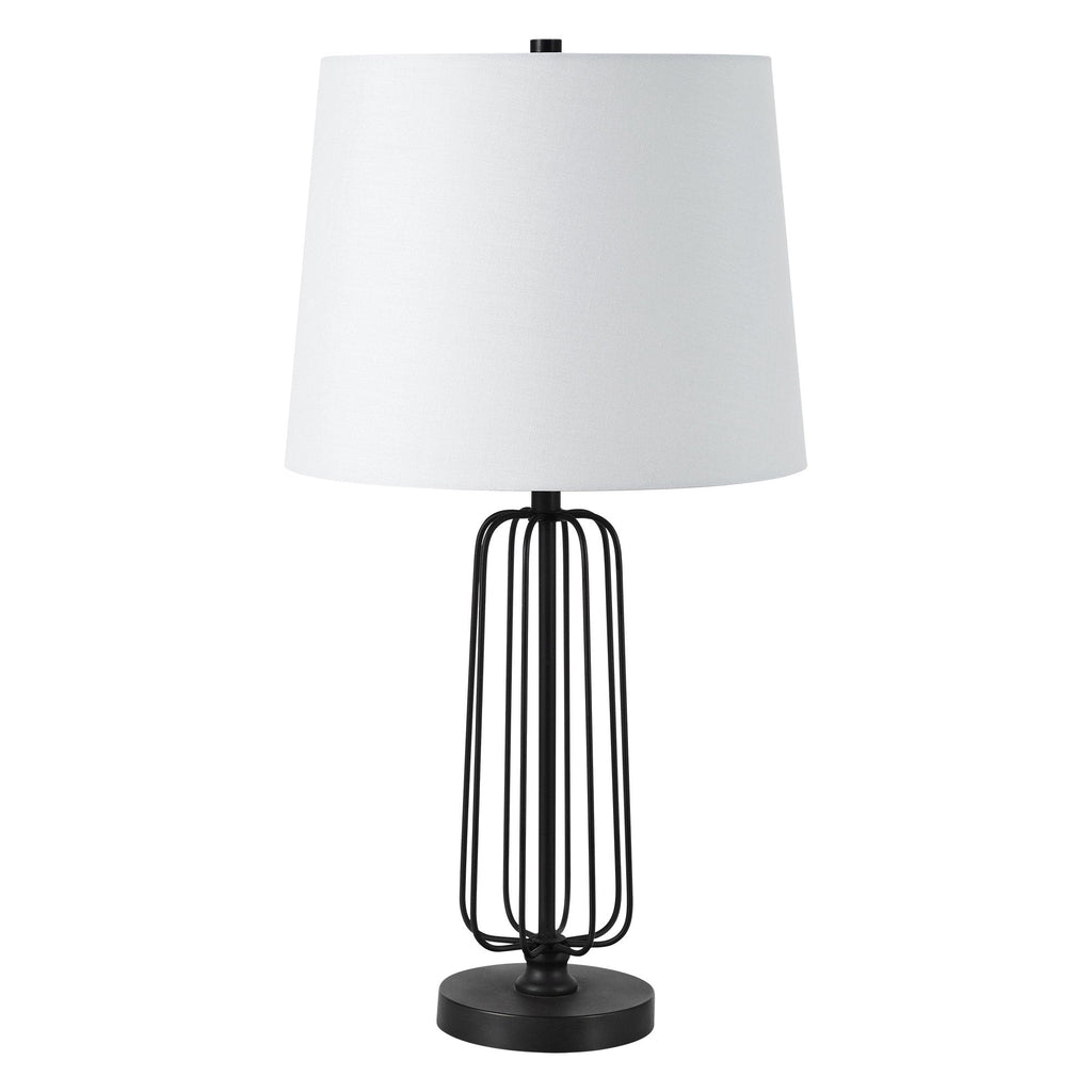 Everren Shadia 24.75" Length Table Lamp (Set of 2) - Matte Black