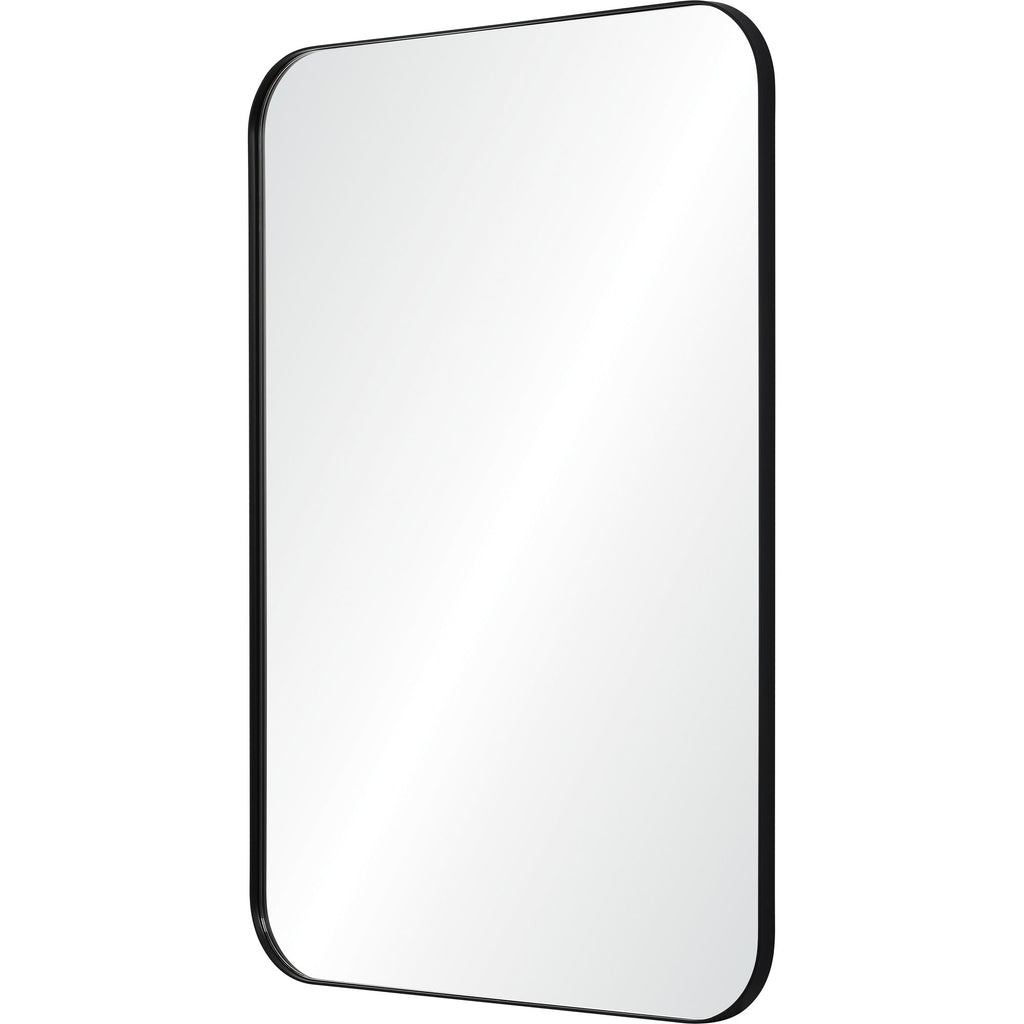Renwil Glencoe 36" Tall Rectangle Wall Mirror - Black