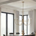 Renwil Luzon 90" Height Ceiling Fixture - Plated Dark Antique Brushed Brass