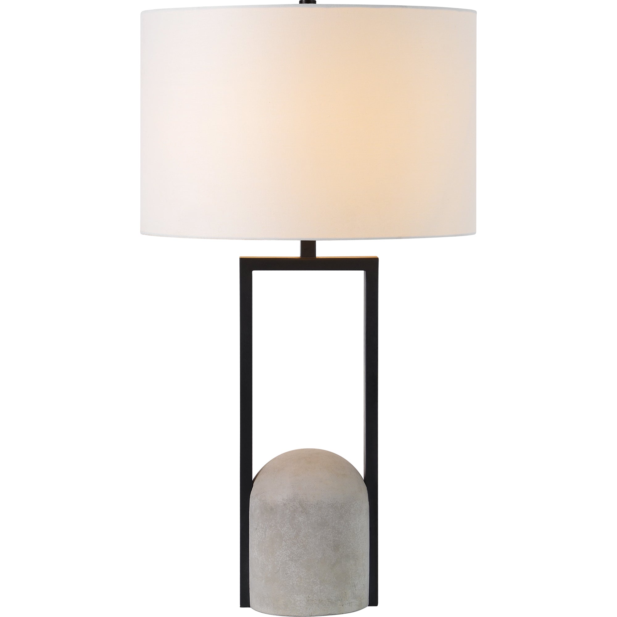 Everren Florah 27.75" Length Table Lamp -  Matte Black