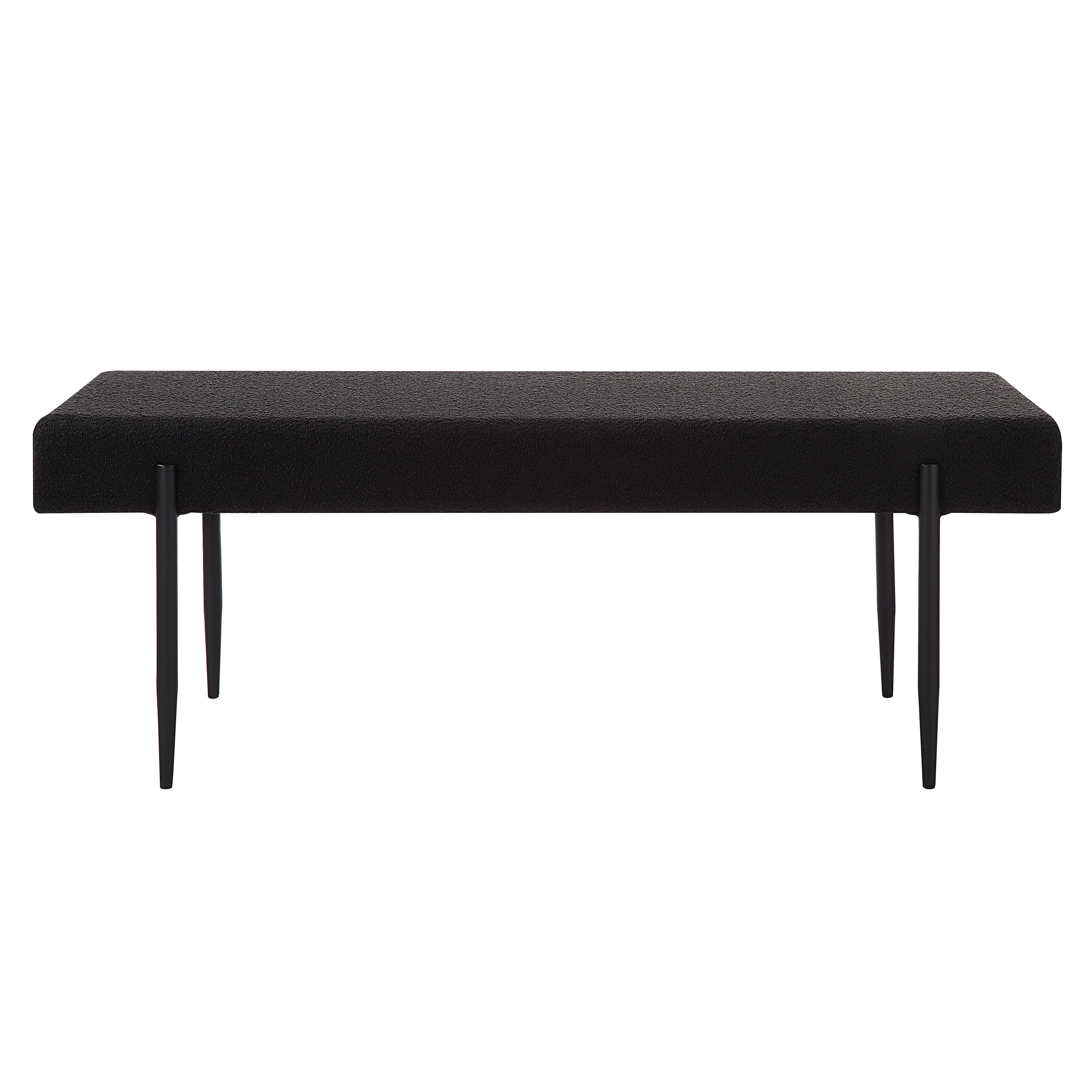 Renwil Lowe Indoor Boucle Bench - Black