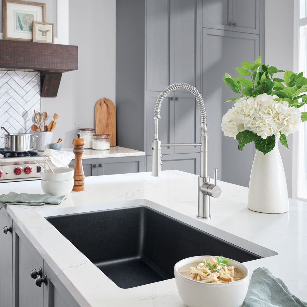 Blanco Liven Silgranit 33" Super Single Dual Mount Kitchen Sink