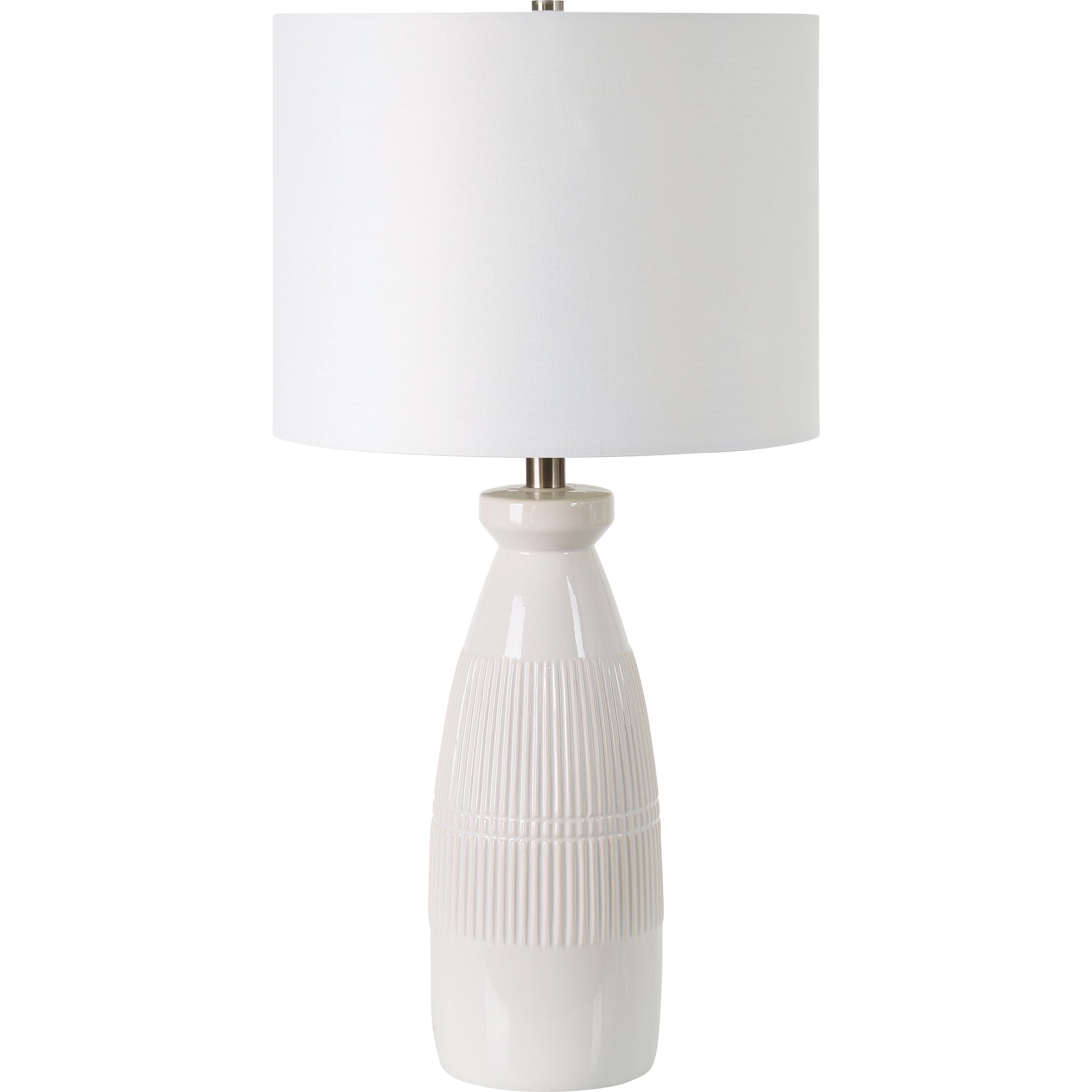 Everren Nado 26.25" Length Table Lamp -  Off-White