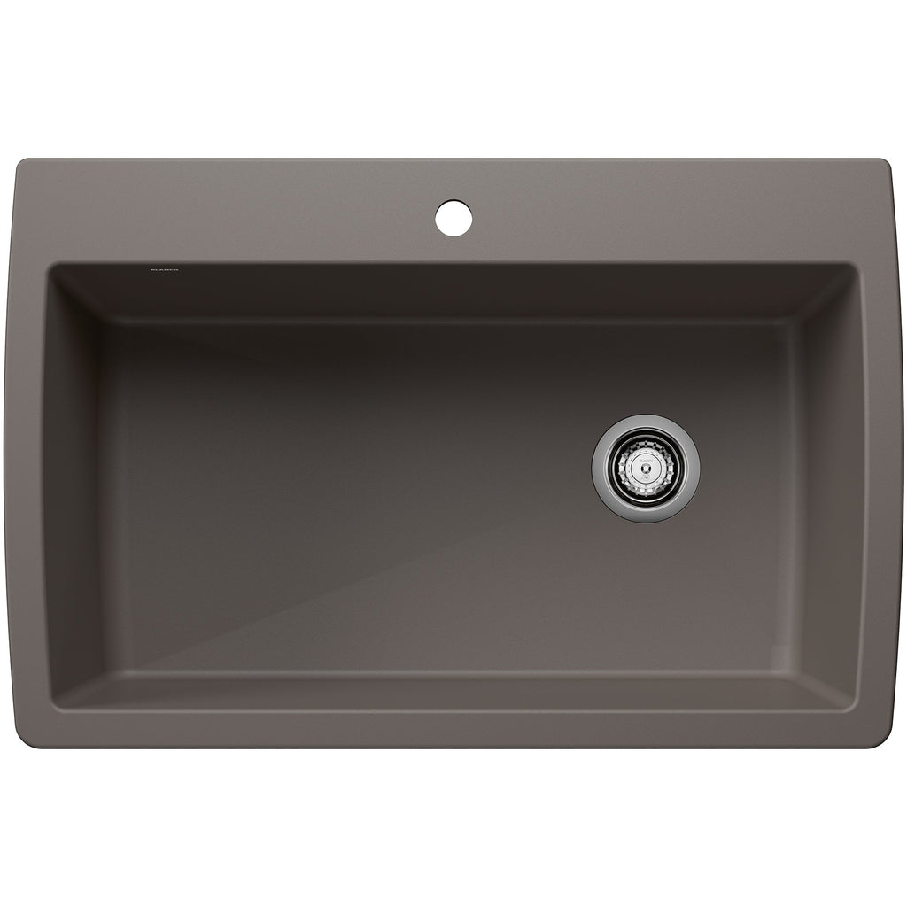 Blanco Diamond Silgranit 33.5" Super Single Dual Mount Kitchen Sink