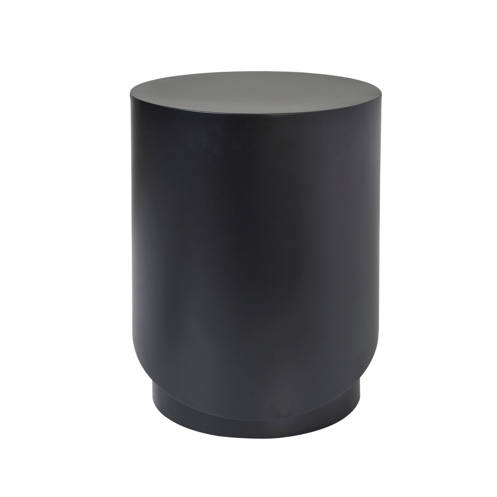 Renwil Domus Indoor Iron Sheet Indoor/Outdoor Side Table - Matte Black