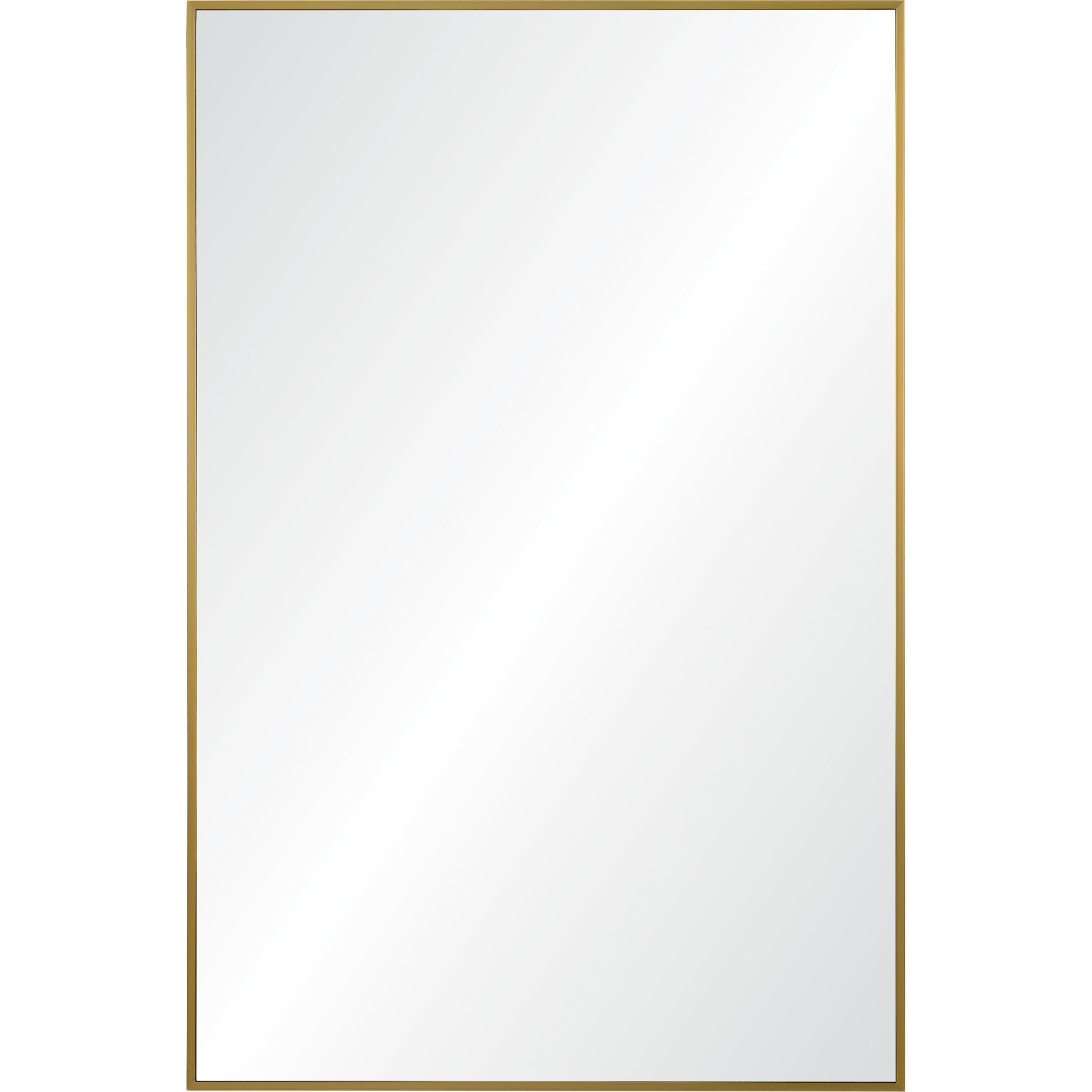 Renwil Raydon 35.5" Tall Rectangle Wall Mirror - Yellow