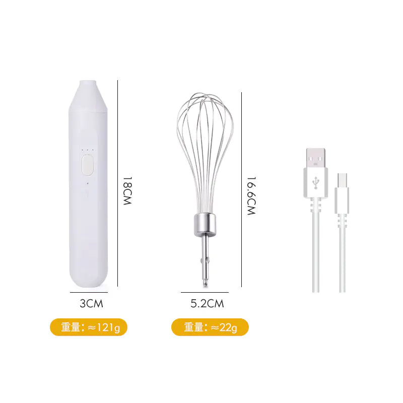 Electric Hand Mixer for Cake and Coffee Frothing