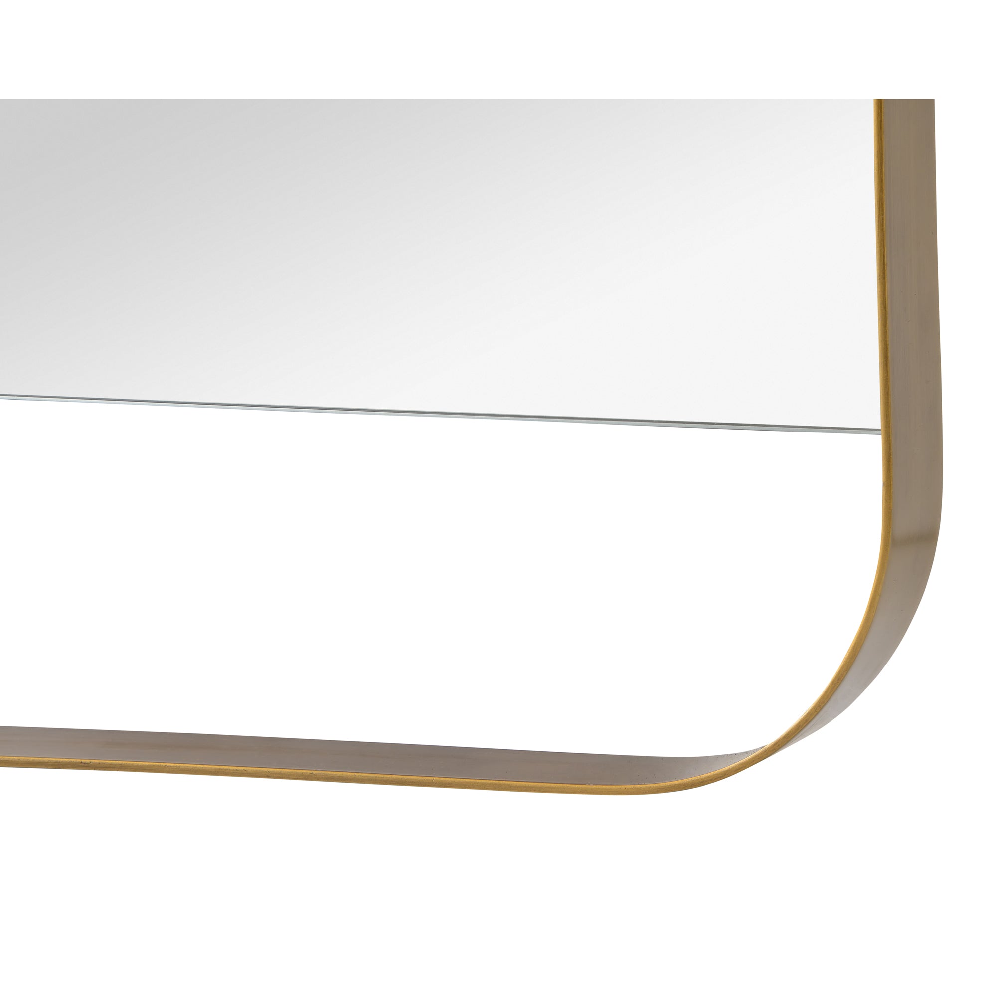 Renwil Zariyah 38" Tall Rectangle Wall Mirror - Yellow
