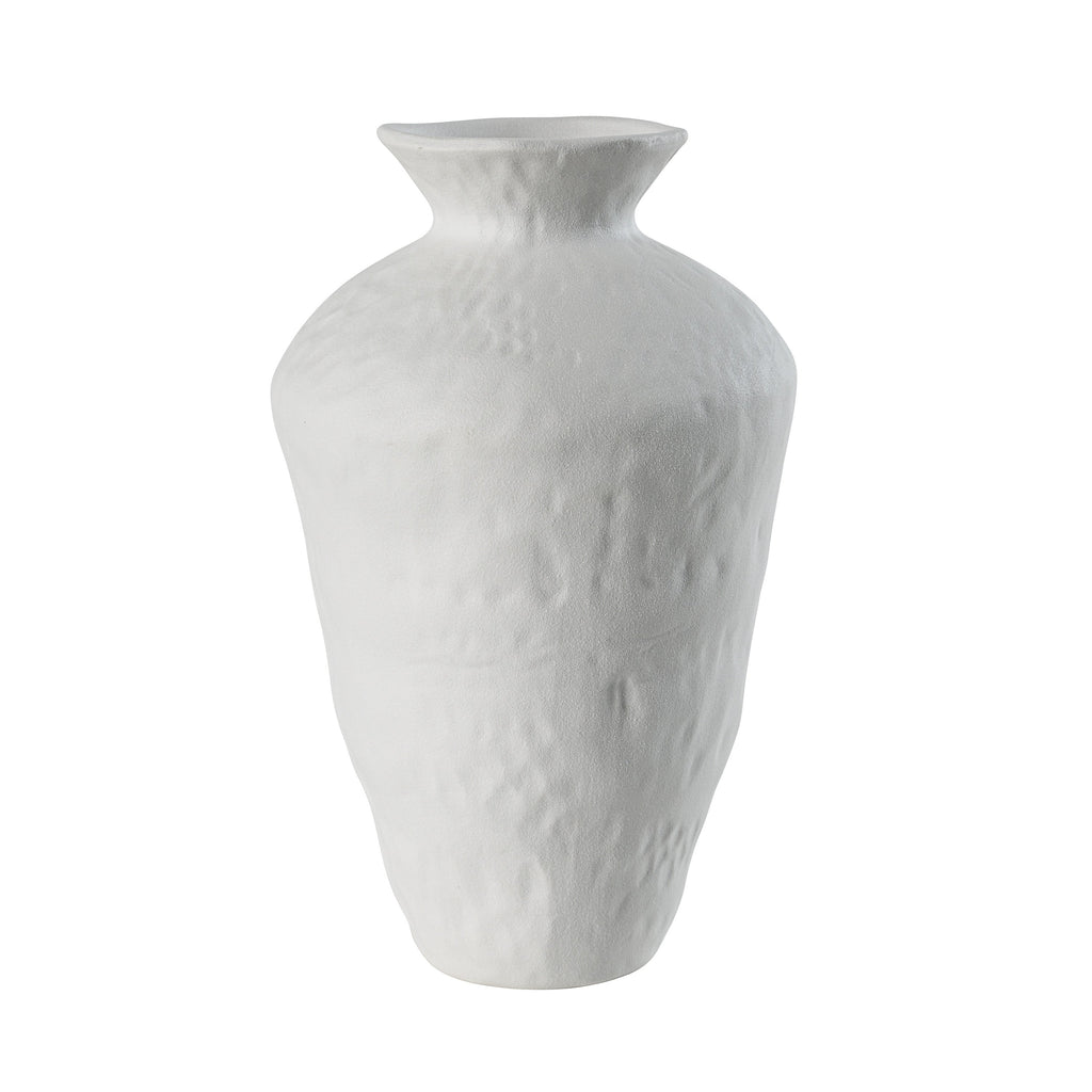 Renwil Melton Indoor Porcelain Ceramic Vase - Matte Off-White