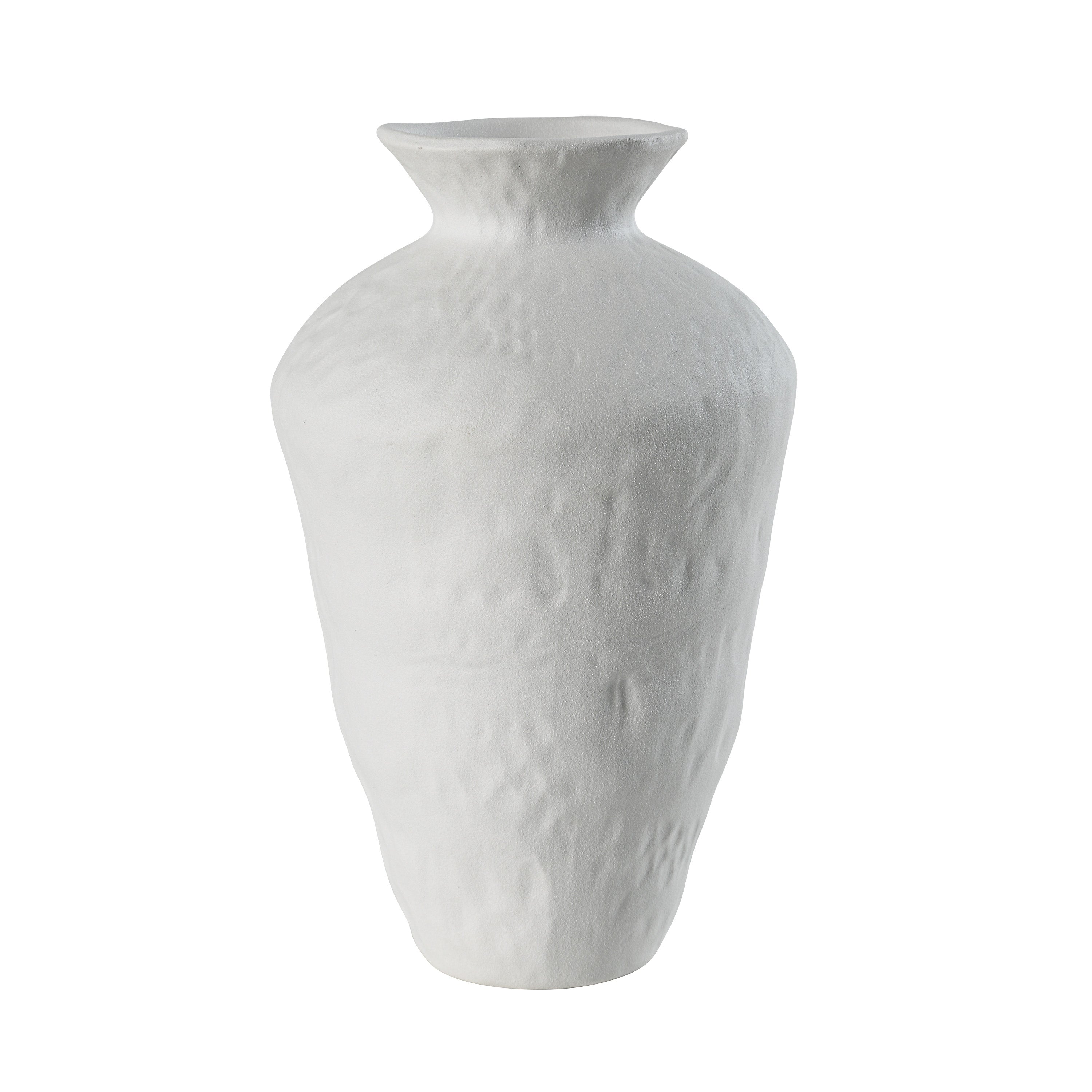 Renwil Melton Indoor Porcelain Ceramic Vase - Matte Off-White