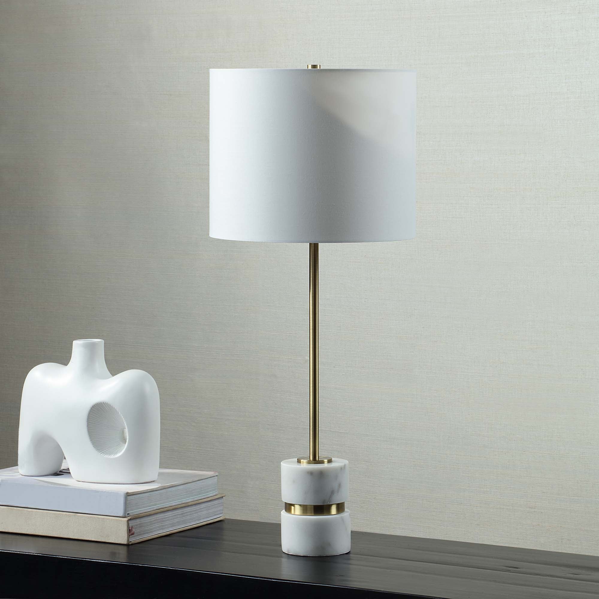 Everren Talulla 28.75" Length Table Lamp (Set of 2) - Antique Brass