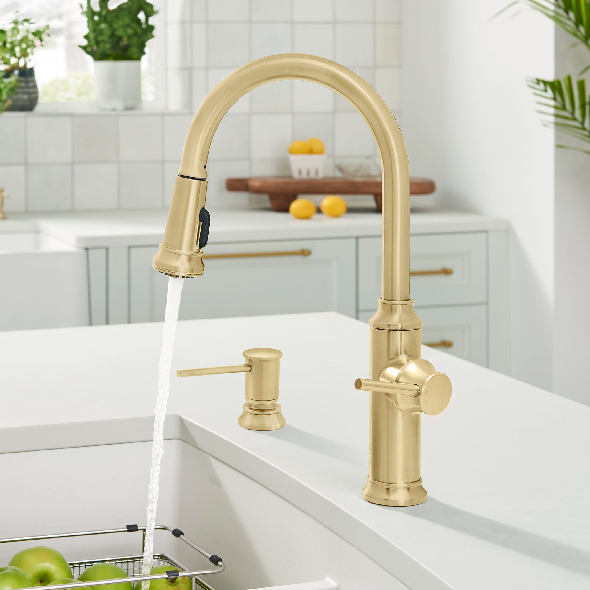 Blanco Empressa High Arc Pull-Down Dual-Spray Kitchen Faucet
