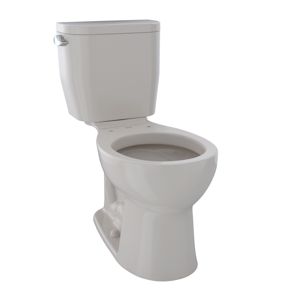 TOTO Entrada Two Piece Round 1.28 GPF Universal Height Toilet