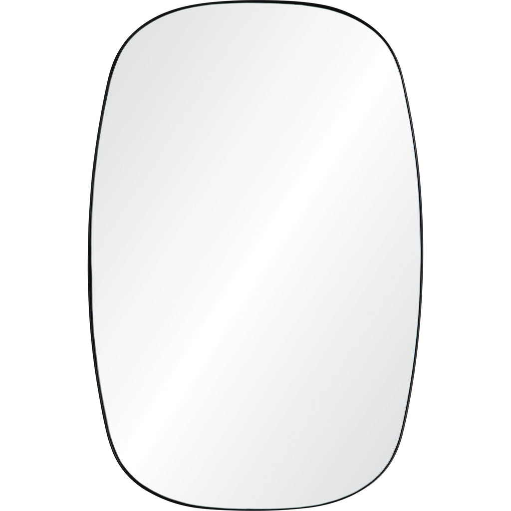 Renwil Bergen 36" Tall Rectangle Wall Mirror - Black