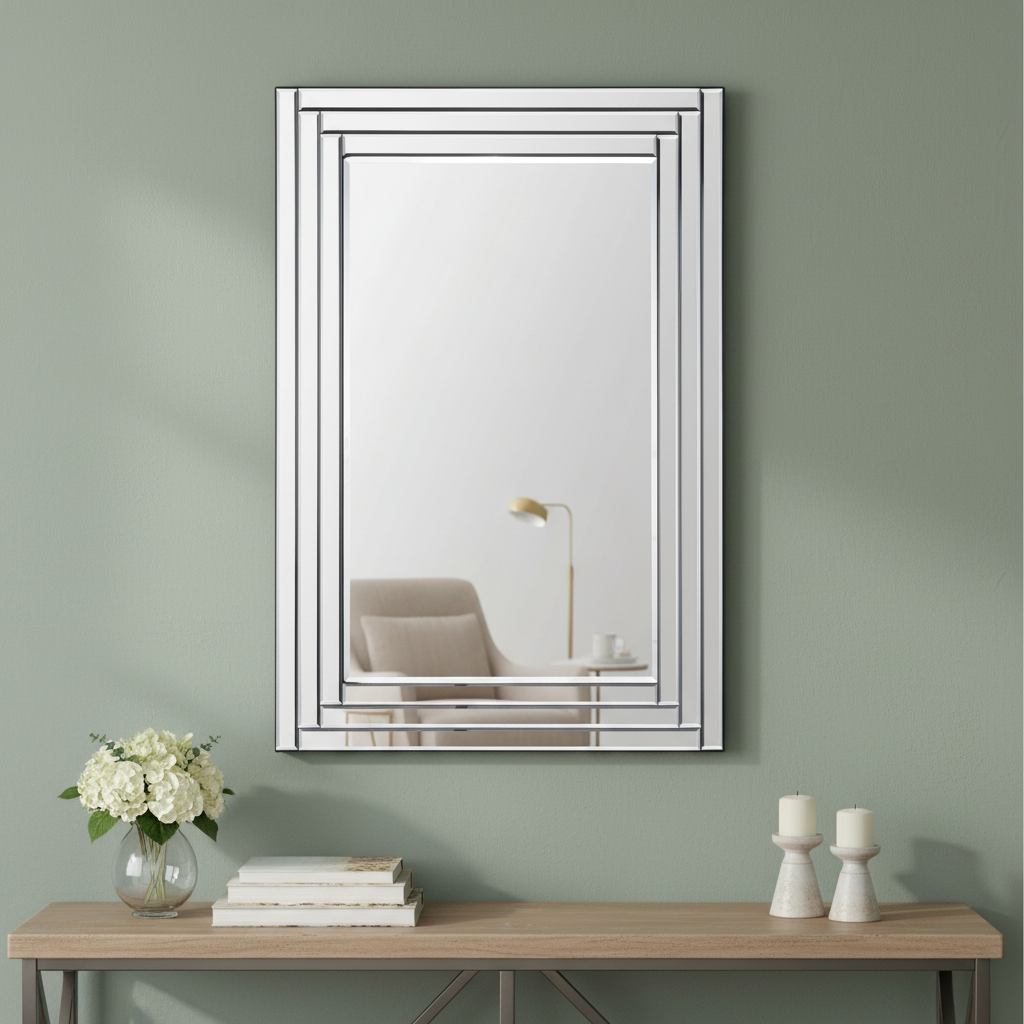 Renwil Edessa 36" Tall Rectangle Wall Mirror