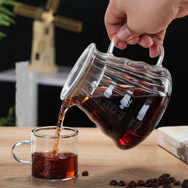 Glass Coffee Pour Over Pot with Filter