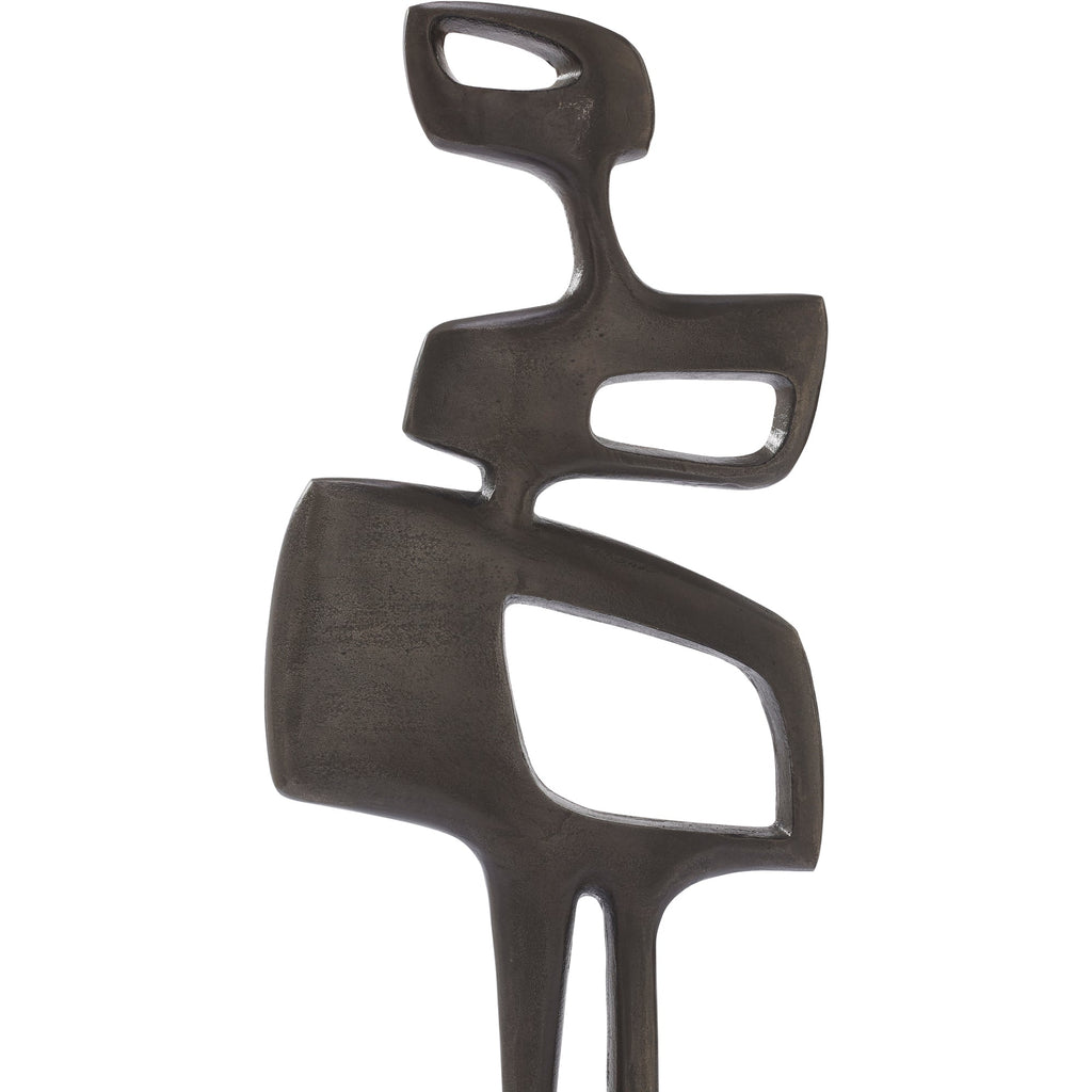 Renwil Pacino Indoor Aluminum Statue - Antique Nickel