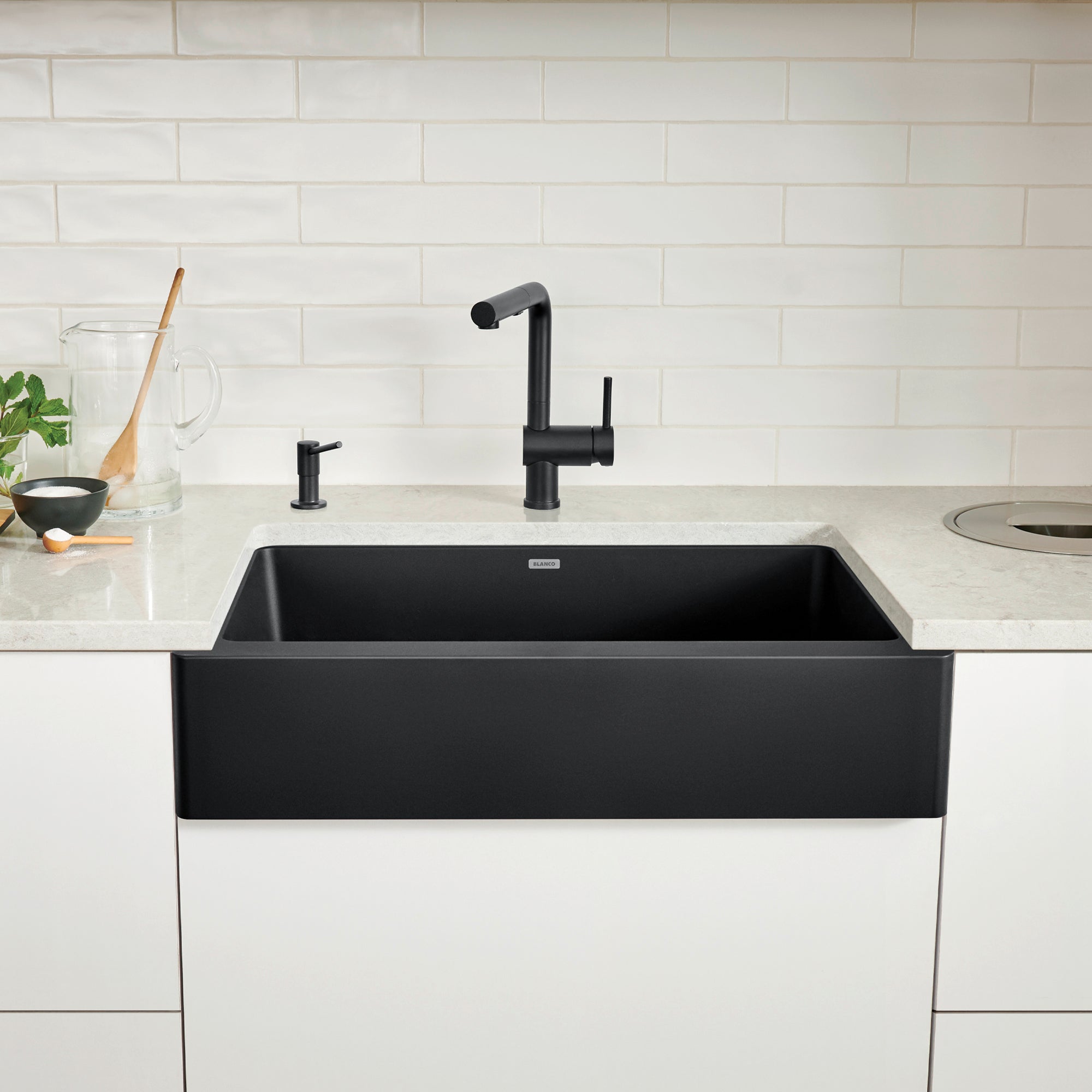 Blanco Vintera Silgranit 30" Single Bowl Apron-Front Farmhouse Sink