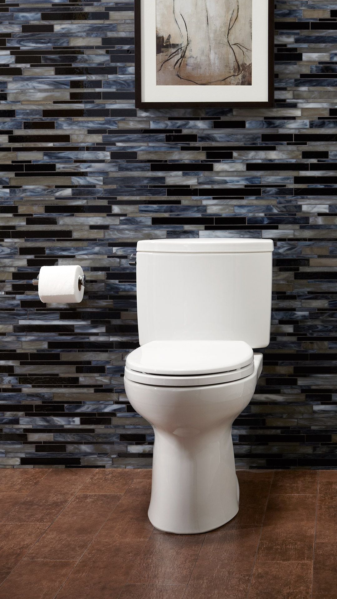 TOTO Drake II Two Piece Round 1.28 GPF Universal Height Toilet